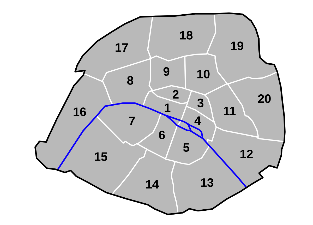 Intervention dans tous les arrondissements de Paris et sa petite couronne